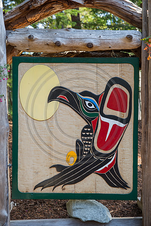 Tribal art display, BC