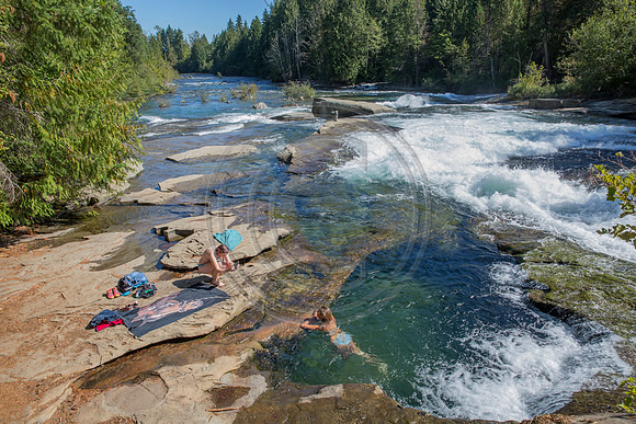 Nymph Falls (complete with nymphs!)